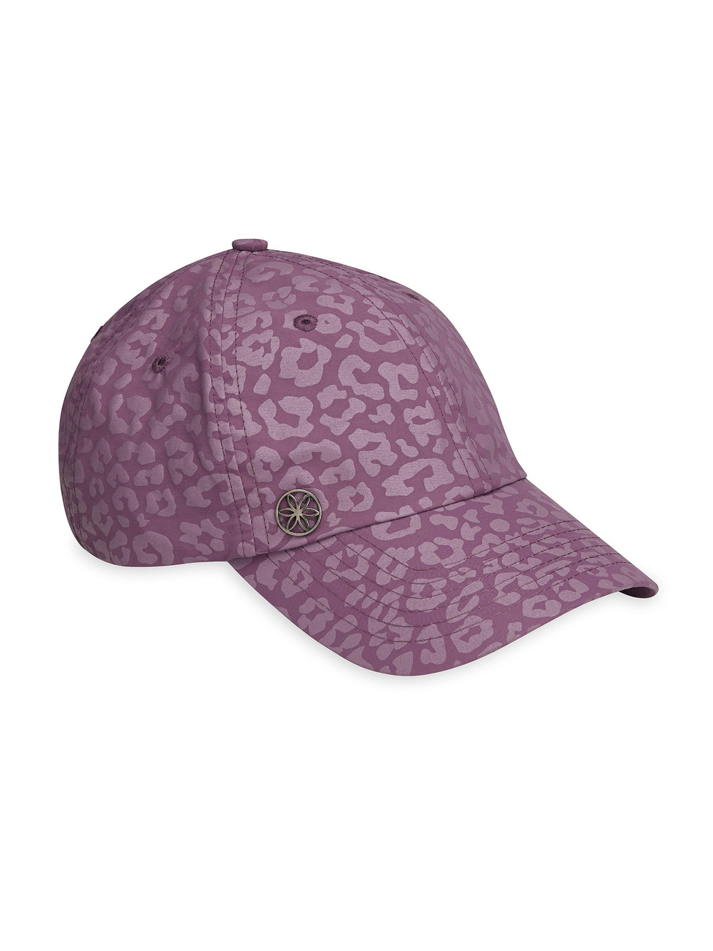 Gaiam Classic Fitness Hat, Ponytail Cap, Women | Leopard Print Rose | Size OS